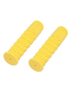 Skull Grips 7/8 long 116mm Kraton Rubber Yellow.